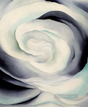 ジョージア・オキーフ Painting - 抽象化 ホワイト ローズ ジョージア オキーフ アメリカのモダニズム 精密主義